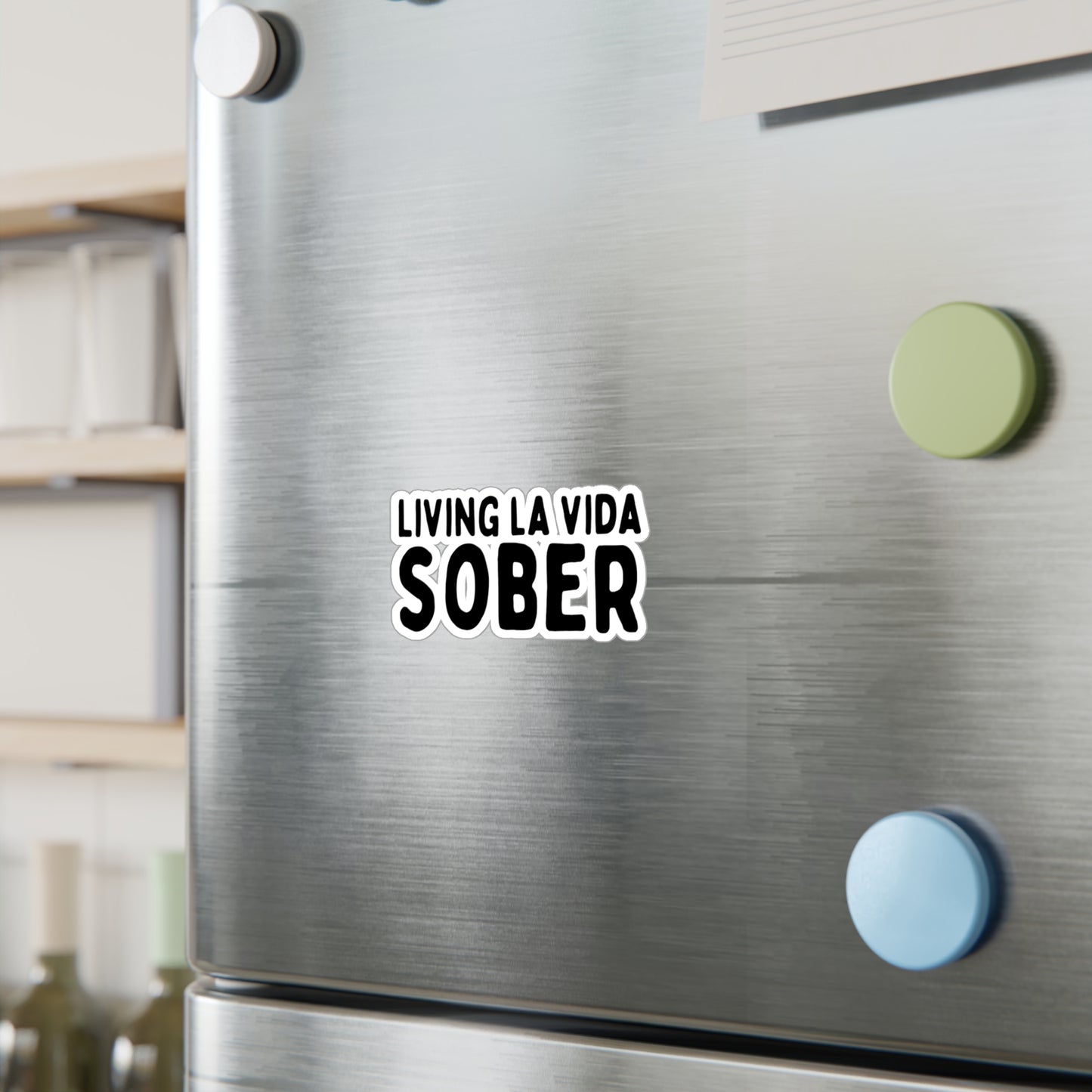 Livin La Vida Sober Kiss-Cut Vinyl Decals