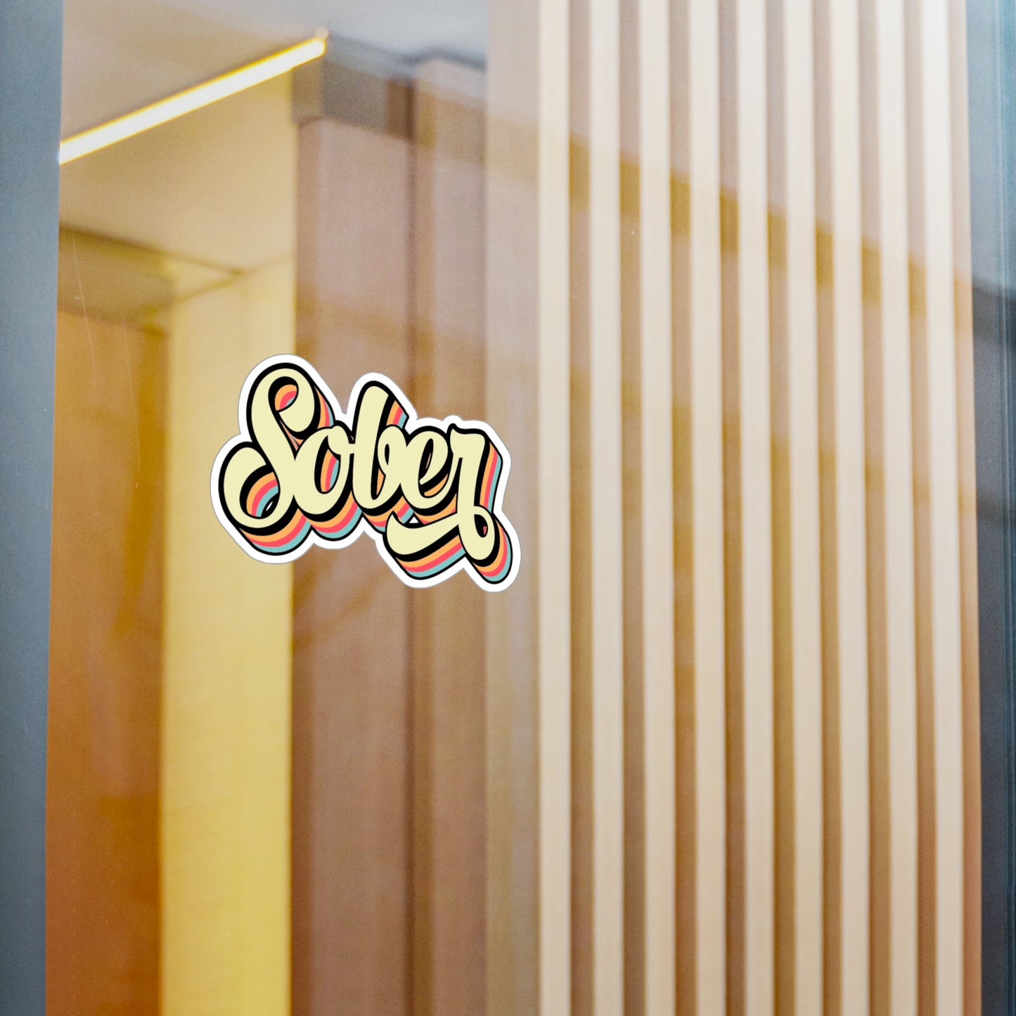 Sober Kiss-Cut Vinyl Decals