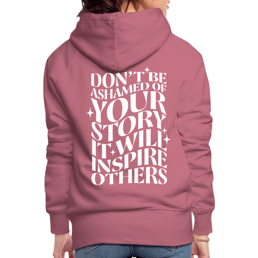 No Shame Women's Premium Hoodie - mauve