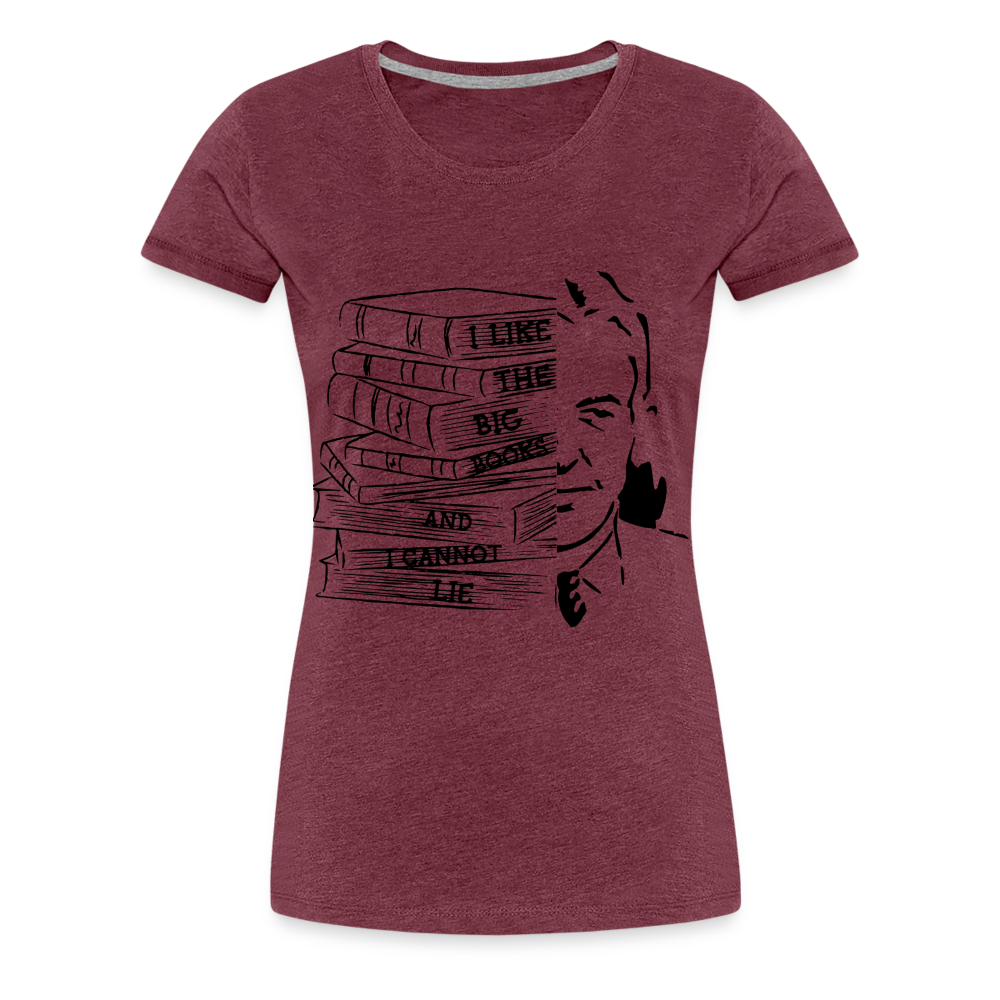 Big Book / Bill W. Women’s Premium T-Shirt - heather burgundy