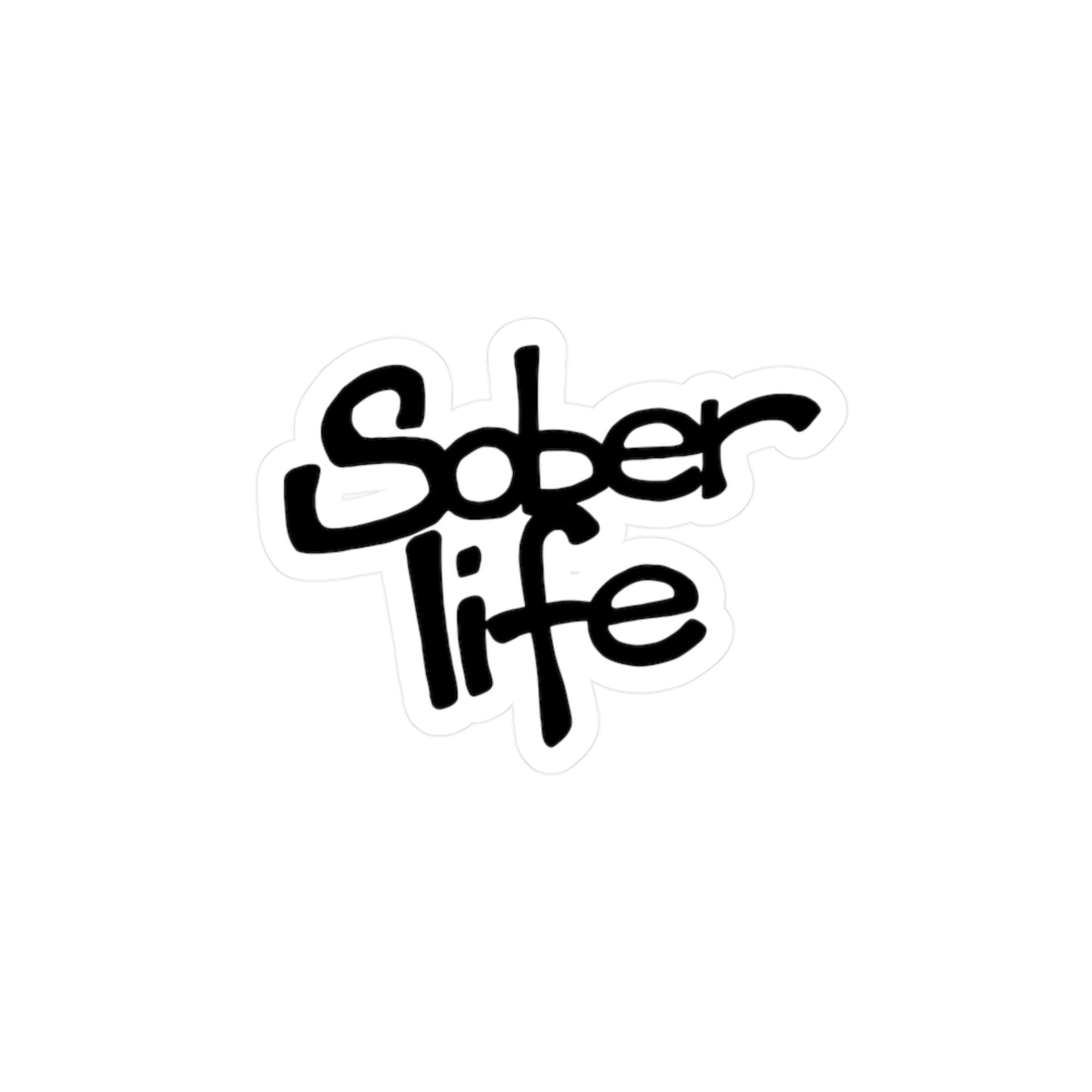 Sober Life Kiss-Cut Vinyl Decals