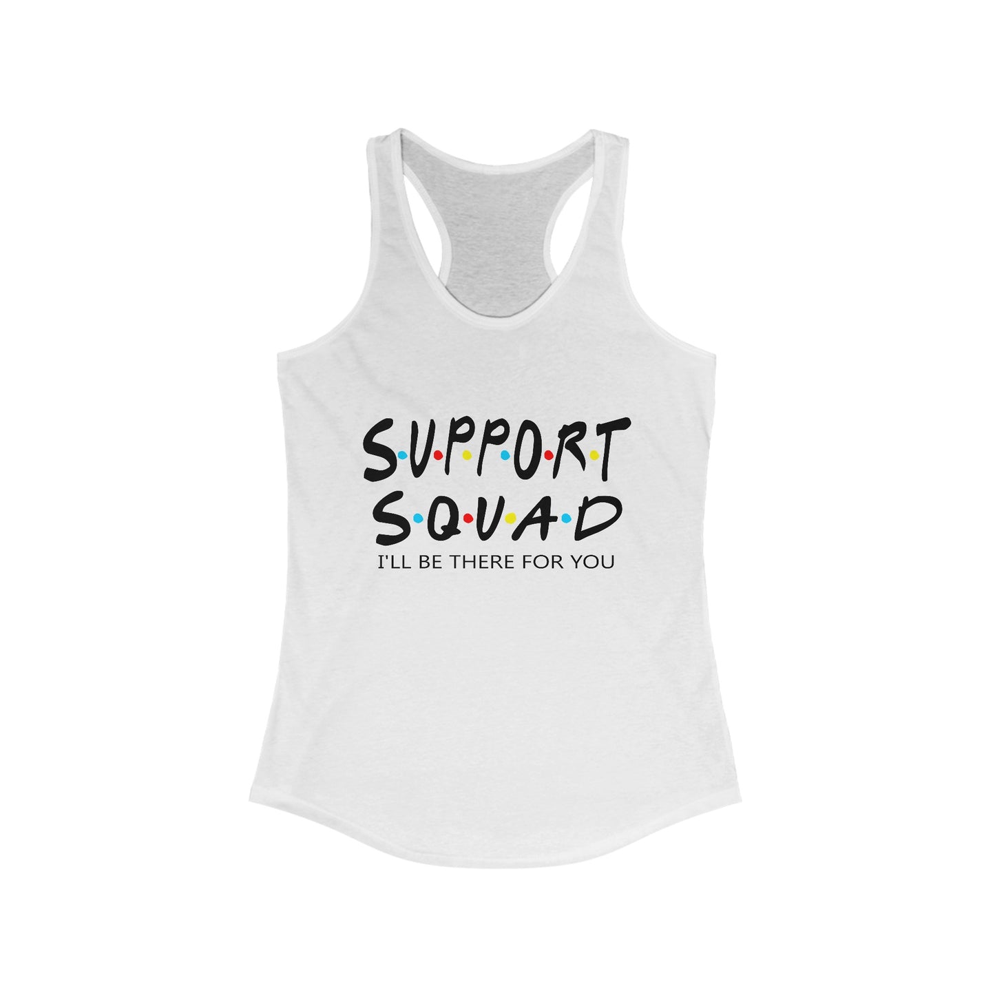 "Support Squad" Women's Racerback Tank Top