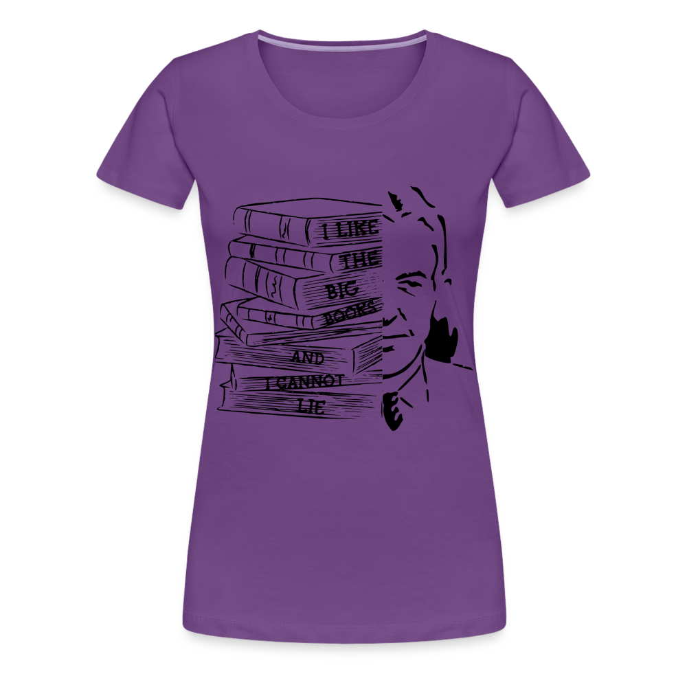 Big Book / Bill W. Women’s Premium T-Shirt - purple
