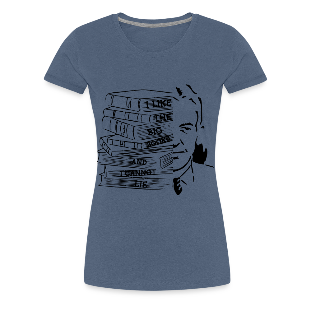 Big Book / Bill W. Women’s Premium T-Shirt - heather blue
